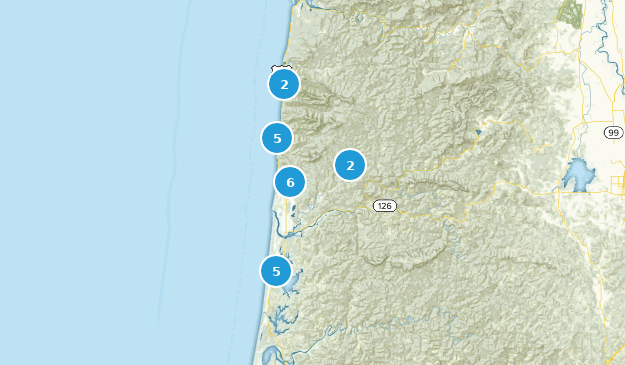 Florence, Oregon Map