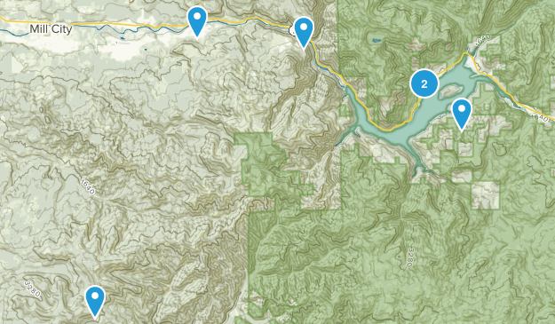 Gates, Oregon Map