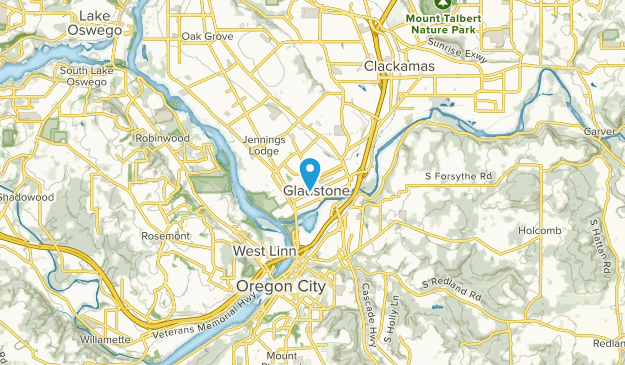 Gladstone, Oregon Map