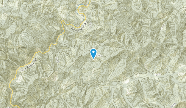 Glendale, Oregon Map