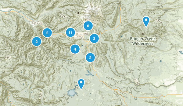 Government Camp, Oregon Map