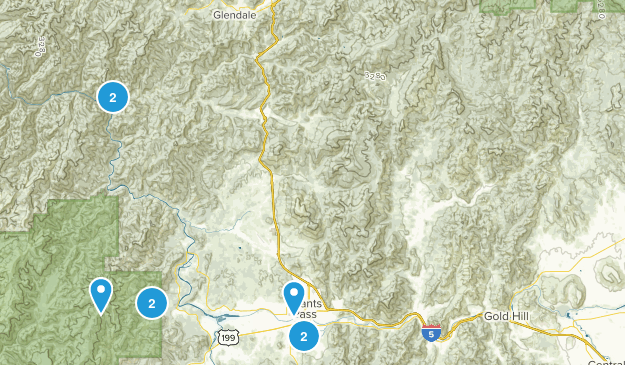 Grants Pass, Oregon Map