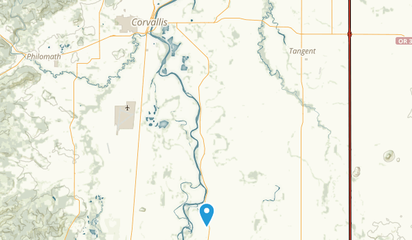 Halsey, Oregon Map