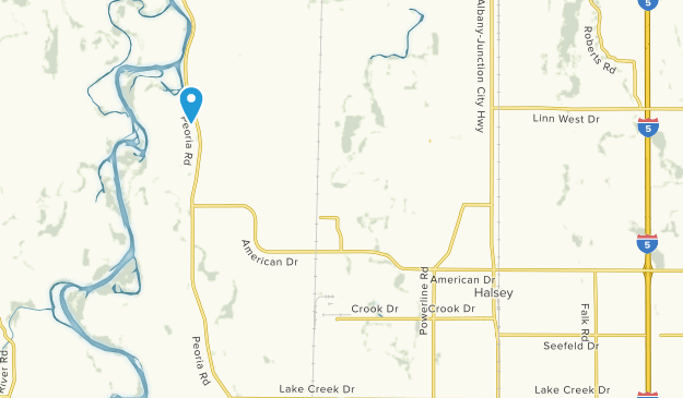 Halsey, Oregon Map