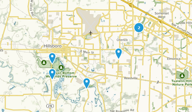 City map Hillsboro Oregon PDF