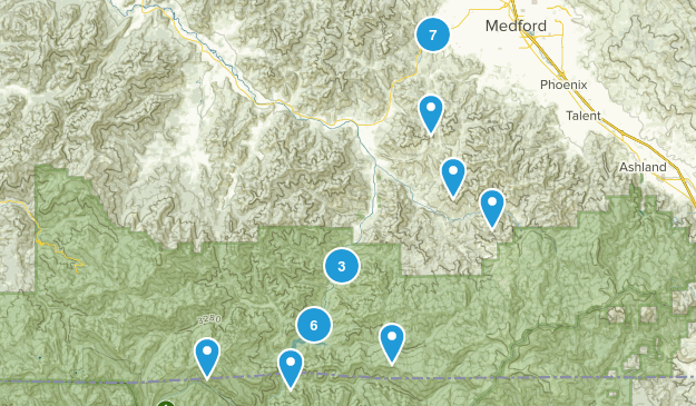 Jacksonville, Oregon Map
