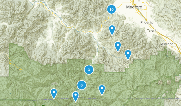 Jacksonville, Oregon Map