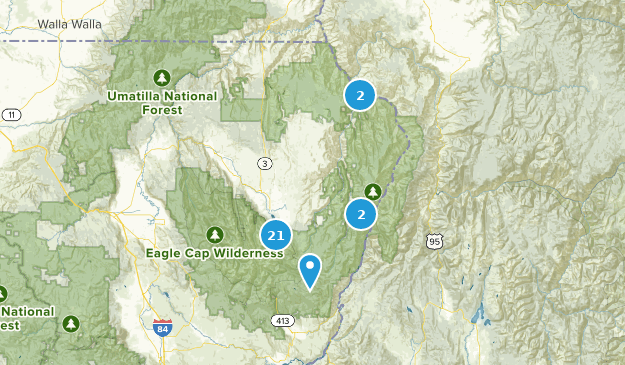 Joseph, Oregon Map