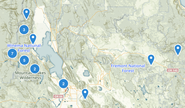 Klamath Falls, Oregon Map