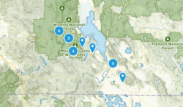 Klamath Falls, Oregon Map