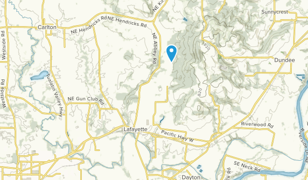 Lafayette, Oregon Map