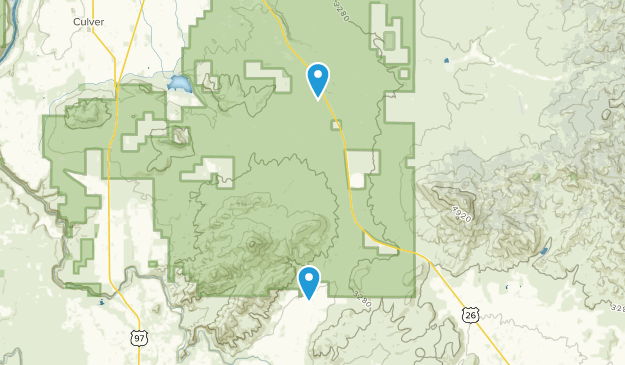 Madras, Oregon Map