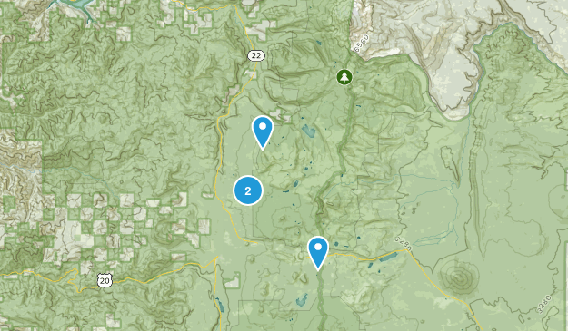 Marion Forks, Oregon Map