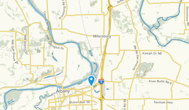 Millersburg, Oregon Map