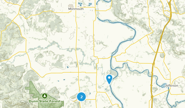 Monmouth, Oregon Map