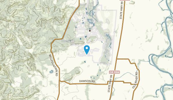Monroe, Oregon Map