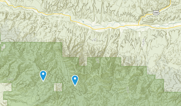 Mt Vernon, Oregon Map