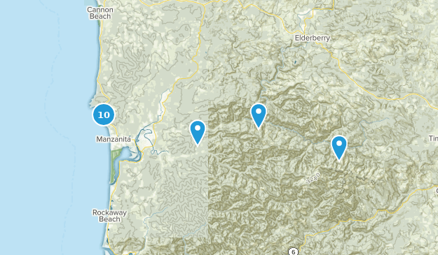 Nehalem, Oregon Map