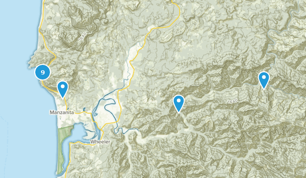 Nehalem, Oregón Map