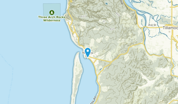 Netarts, Oregon Map