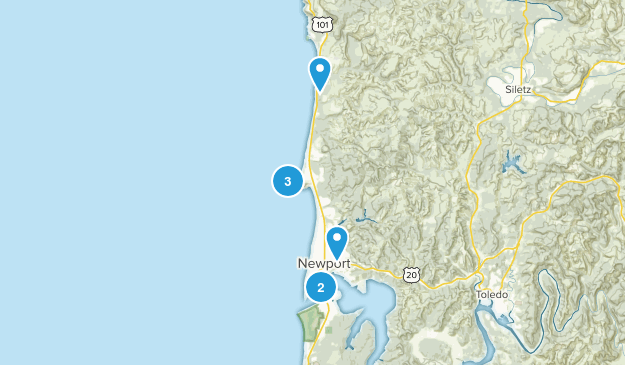 Newport, Oregon Map