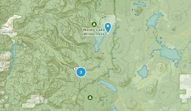 Odell Lake, Oregon Map