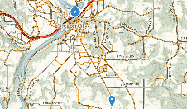Oregon City, Oregon Map