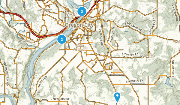 Oregon City, Oregon Map
