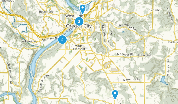 Oregon City, Oregon Map