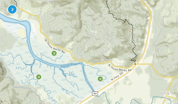 Otis, Oregon Map