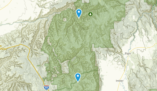 Pendleton, Oregon Map