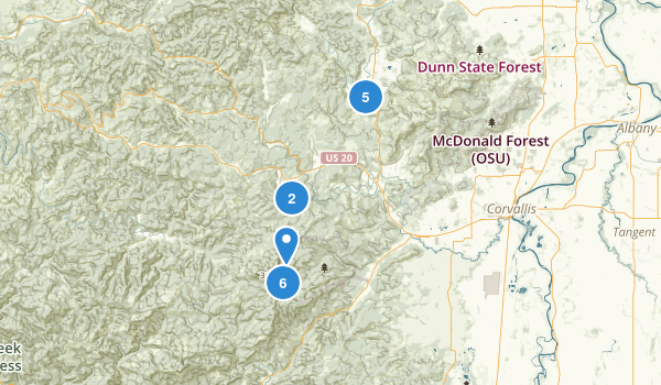 Philomath, Oregon Map