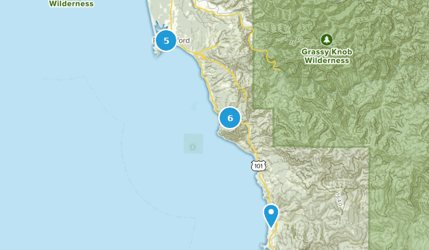Port Orford, Oregon Map