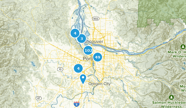 Portland, Oregon Map