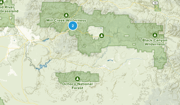Post, Oregon Map