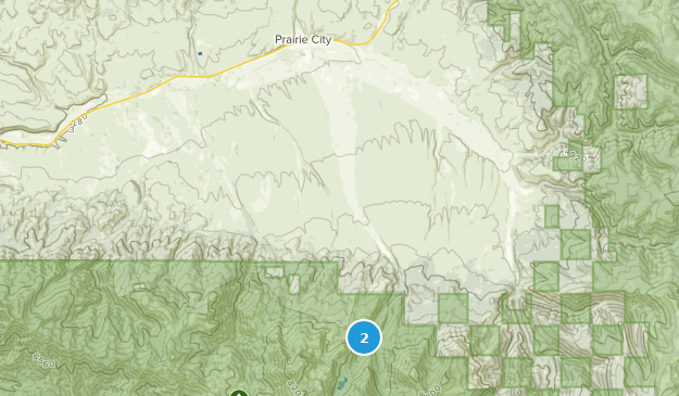 Prairie City, Oregon Map