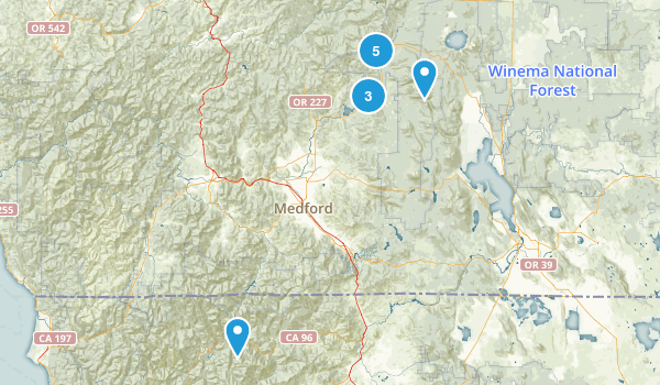 Prospect, Oregon Map