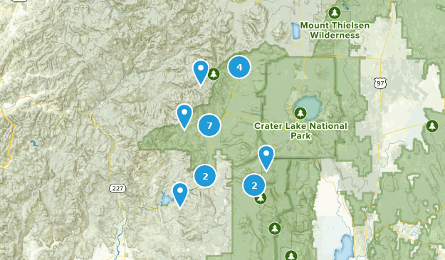 Prospect, Oregon Map