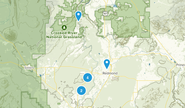 Redmond, Oregon Map