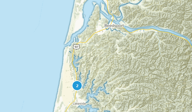 Reedsport, Oregon Map