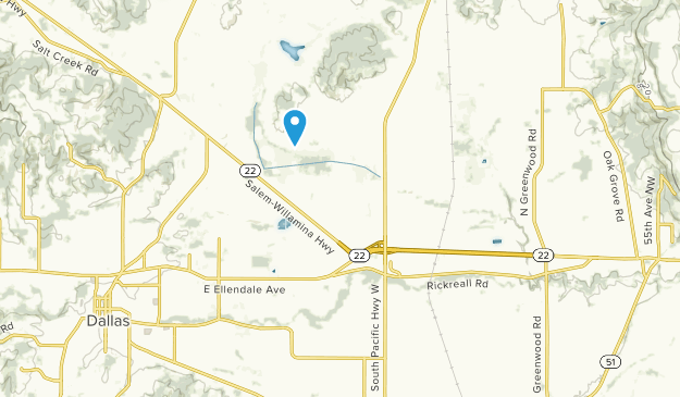 Rickreall, Oregon Map