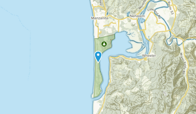 Rockaway Beach, Oregon Map