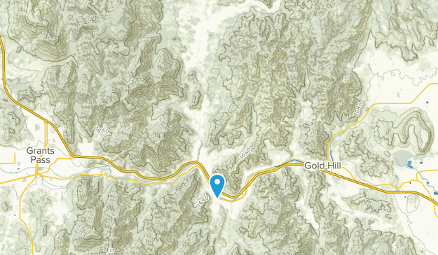 Rogue River, Oregon Map