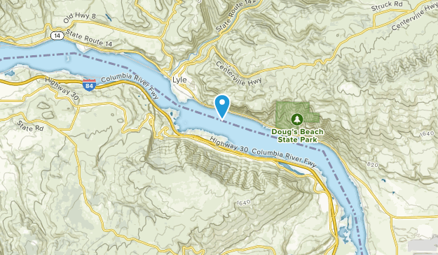 Rowena, Oregon Map