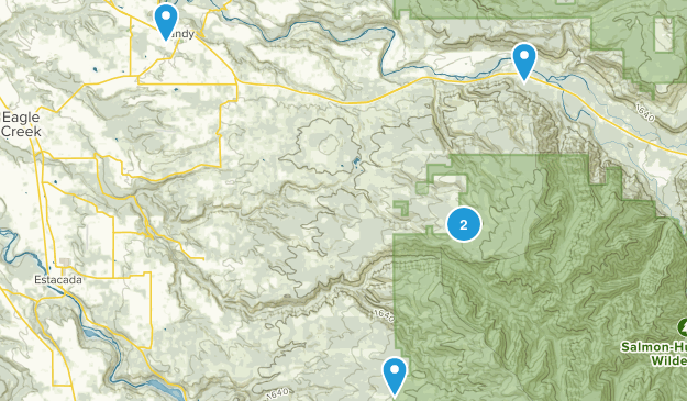 Sandy, Oregon Map