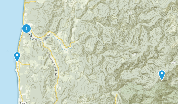 Seal Rock, Oregon Map