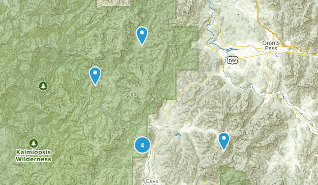 Selma, Oregon Map