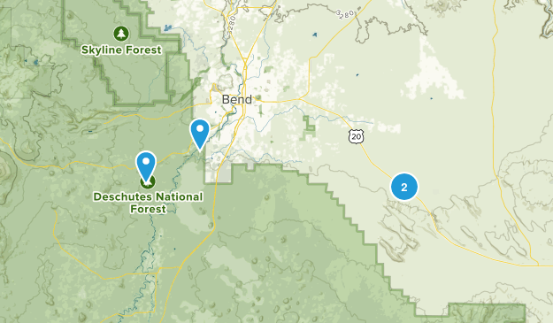 Seventh Mountain, Oregon Map