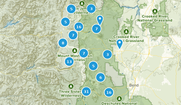 Sisters, Oregon Map