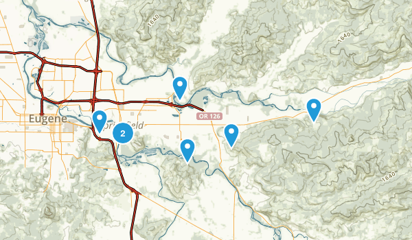 Springfield, Oregon Map